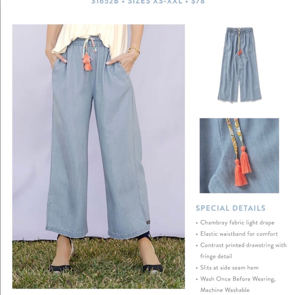 Matilda Jane cropped pants Large
